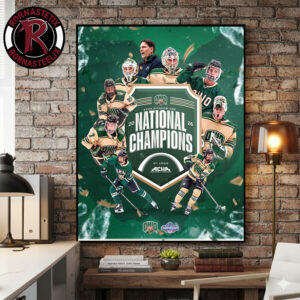 Congrats Ohio Bobcat Hockey ACHA Men’s Division 1 National Champions Poster Canvas Decor