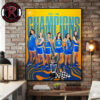 Congrats Texas Longhorns Women’s Basketball Champions SEC Tournament Champions 2026 Poster Canvas Decor