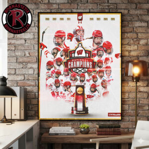 Congrats Wisconsin Women’s Hockey Champions National Championship 2026 Poster Canvas Decor
