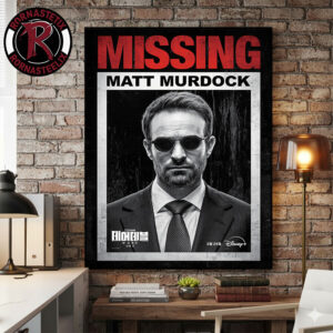 Daredevil Born Again Season 2 Official Poster Movie On March 25 2026 Poster Canvas Decor