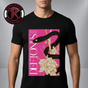 Deftones CDMX Mexico City 2026 Venue Poster At Palacio De Los On March 29 2026 Unisex T Shirt