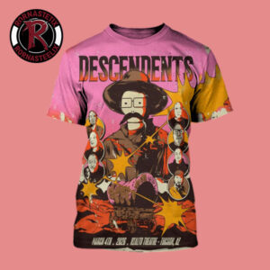 Descendents Venue Poster Show Tonight At Rialto Theatre On March 4 2026 Tucson AZ All Over Print Shirt