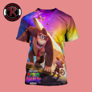 Diddy Kong New Design For The Super Mario Galaxy Movie 2026 In Theaters April 1 2026 All Over Print Shirt