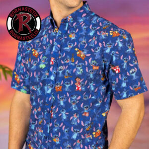 Disney Lilo And Stitch Stitch Being Stitch RSVLTS Men And Women Hawaiian Shirt