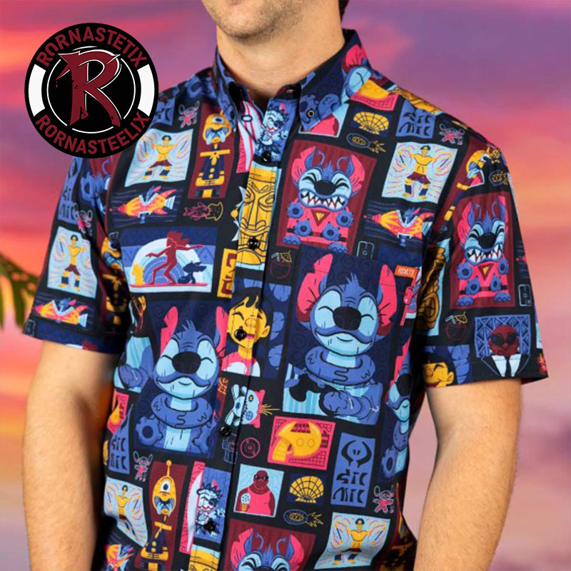 Disney Lilo And Stitch Tiki Terrestrial RSVLTS Men And Women Hawaiian Shirt Disney Lilo And Stitch Tiki Terrestrial RSVLTS Men And Women Hawaiian Shirt