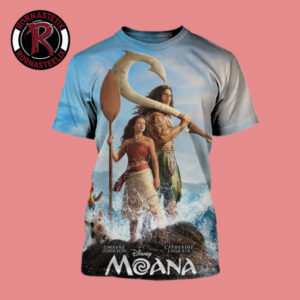 Disney Moana Live Action Official Poster Only In Theaters On July 10 2025 All Over Print Shirt