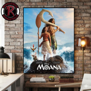 Disney Moana Live Action Official Poster Only In Theaters On July 10 2025 Poster Canvas Decor