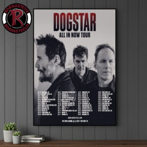 Dogstar All In Now Tour 2026 Schedule Tour Dates Poster Canvas Decor