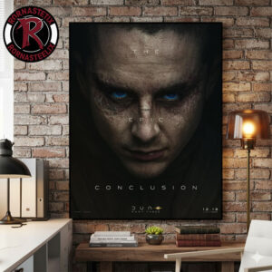 Dune Part 3 Official Character Poster Timothee Chalamet as Paul Atreides Poster Canvas Decor