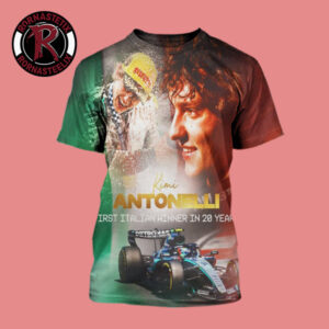 F1 Kimi Antonelli First Italian Winner In Chinese Grand Prix 2026 All Over Print Shirt
