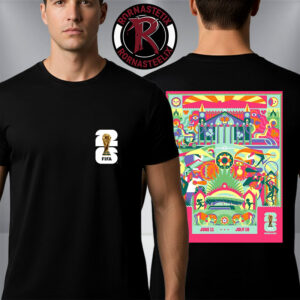 FIFA World Cup 2026 Guadalajara Host City Official Poster Artist By Cuemanche On July 11 To July 19 2026 Unisex T Shirt Two Sided