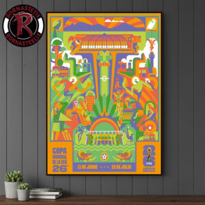 FIFA World Cup 2026 Mexico Host City Official Poster Artist By Cuemanche On July 11 To July 19 2026 Poster Canvas Decor