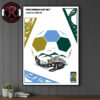 FIFA World Cup 2026 Official Poster June 11 To July 19 2026 Canada Mexico USA Poster Canvas Decor