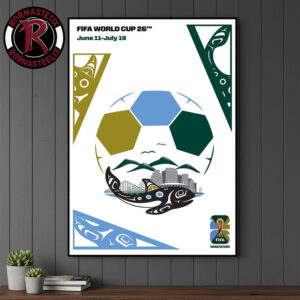 FIFA World Cup 2026 Vancouver Host City Official Poster Artist By Jamin Zuroski On July 11 To July 19 2026 Poster Canvas Decor