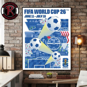 FIFA World Cup 26 Philadelphia Soccer 2026 On June 11 To July 19 2026 Poster Canvas Decor