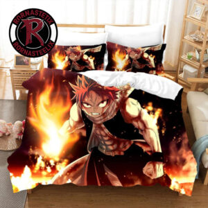Fairy Tail Natsu Dragneel Fire Dragon Force Bedding Sets