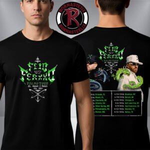 Feid vs Ferxx Falxo Tour 2026 North America Schedule Dates Unisex T Shirt Two Sided