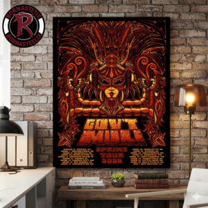 Gov’t Mule 2026 Spring Tour Schedule Tour Dates Poster Canvas Decor