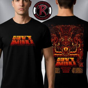 Gov’t Mule 2026 Spring Tour Schedule Tour Dates Unisex T Shirt Two Sided