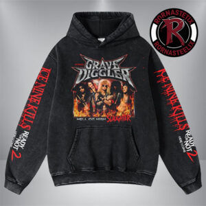 Ice Knife Kills x Grave Diggler Hell Or High Slaughter Ready Or Not 2 Unisex Hoodie