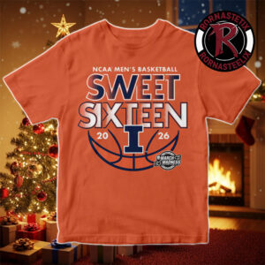 Illinois Fighting Illini 2026 NCAA Men’s Basketball March Madness Final Four Sweet Sixteen Unisex T Shirt