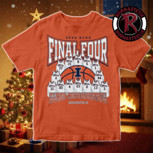 Illinois Fighting Illini Men’s Basketball 2026 NCAA Final Four Jersey Madness Indianapolis Unisex T Shirt