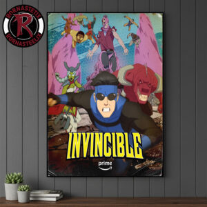 Invincible Season 4 Exclusive Poster For First 3 Episodes Poster Canvas Decor