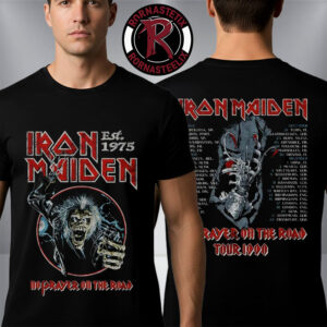 Iron Maiden IM50 No Prayer For The Road Unisex T Shirt Two Sided