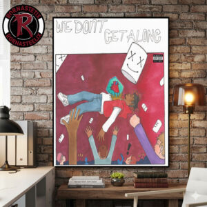 Juice Wrld x Marshmello We Dont Get Along Poster Canvas Decor