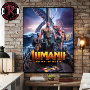 Jumanji Welcome To The Sea 2026 Fan Art Poster Canvas Decor