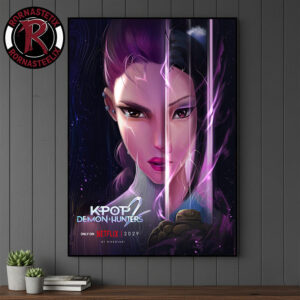K-Pop Demon Hunter Season 2 Will Returns On Netflix 2029 Art By Nikkotari Poster Canvas Decor