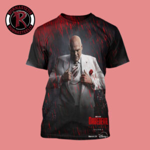 Kingpin Returns On Daredevil Born Again Season 2 On March 24 2026 All Over Print Shirt