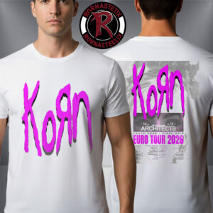 Korn Euro Tour 2026 Schedule Tour Dates Unisex T Shirt Two Sided