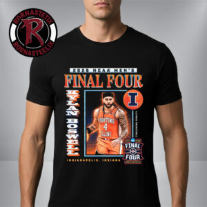 Kylan Boswell  Illinois Fighting Illini 2026 NCAA Men’s Basketball March Madness Final Four Unisex T Shirt