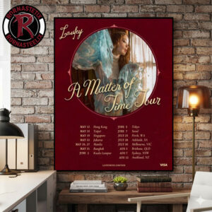 Laufey A Matter Of Time Tour 2026 Schedule Venue Tour Dates Poster Canvas Decor