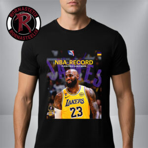 Lebron James Los Angeles Lakers NBA Record 15838 Field Goals Made Unisex T Shirt
