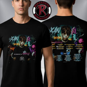 Lil Xan The Architect of XanArchy Tour 2026 Schedule Venue Tour Dates Unisex T Shirt Two Sided