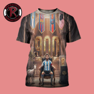 Lionel Messi Argentina Legend Scored 900 Career Goals All Over Print Shirt