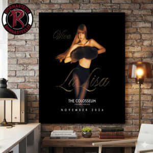 Lisa BLACKPINK Viva La Lisa At The Colosseum Caesars Palace On November 2026 Poster Canvas Decor