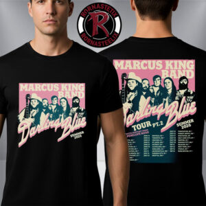 Marcus King Band Darling Blue Summer Tour 2026 Schedule Tour Dates Unisex T Shirt Two Sided