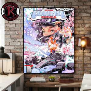 Mercedes AMG Petronas F1 Team At Japanese Grand Prix Suzuka Round 3 On March 29 2026 Poster Canvas Decor