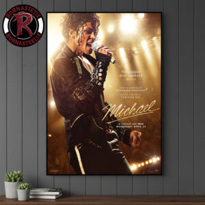Michael Movie 2026 Michael Jackson The Legend Who Changed Music In Theaters On April 22 2026 Poster Canvas Decor
