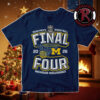 Michigan Wolverines Men’s Basketball 2026 NCAA Final Four Hoops March Madness Unisex T Shirt