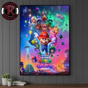 New Poster The Super Mario Galaxy Movie Only In Theaters April 1 2026 Poster Canvas Decor