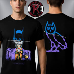 OVO x Batman x Joker Collab Merch Split October’s Very Own Unisex T Shirt Two Sided