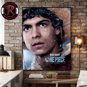 One Piece Into The Grand Line Inaki Godoy as Luffy Straw Hat Poster Canvas Decor