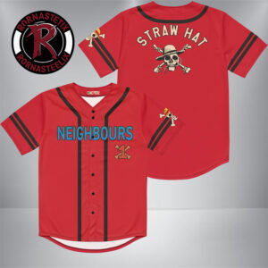 One Piece Straw Hat Neighbors Jersey In One Piece Live Action 2 Baseball Jersey