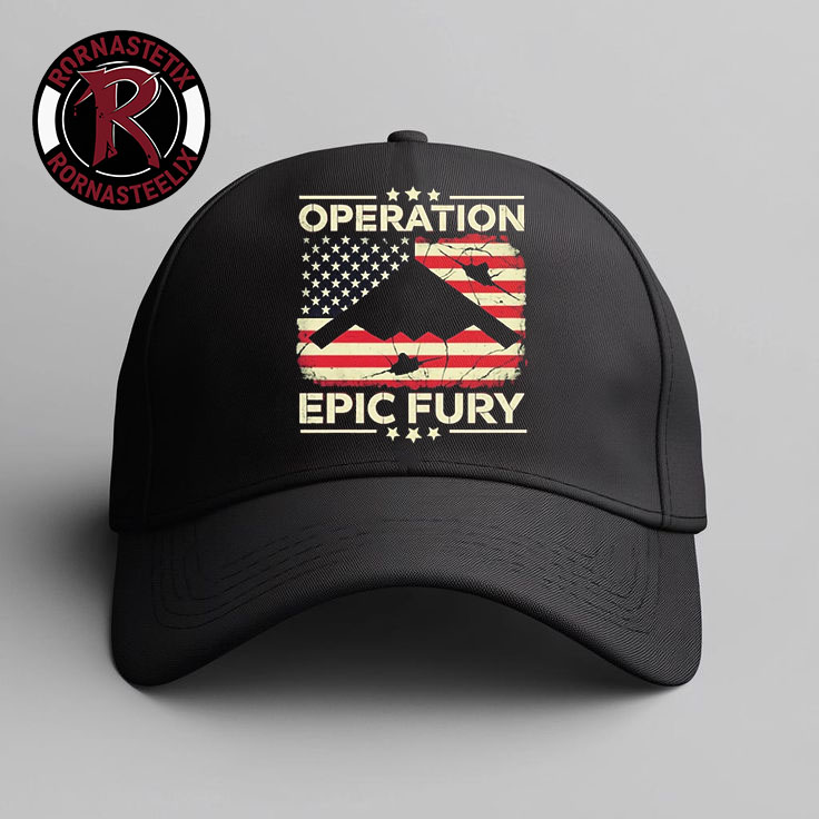 Operation Epic Fury USA Flag US Forces Launch Hat Cap Operation Epic Fury USA Flag US Forces Launch Hat Cap