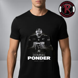 RIP Dominiq Ponder 2002-2026 Colorado Buffaloes In Loving Memory Unisex T Shirt