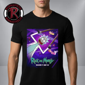 Rick And Morty Season 9 Releases On May 24 2026 Unisex T Shirt